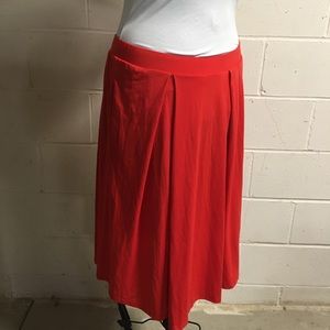 Red Women's A-Line Skirt